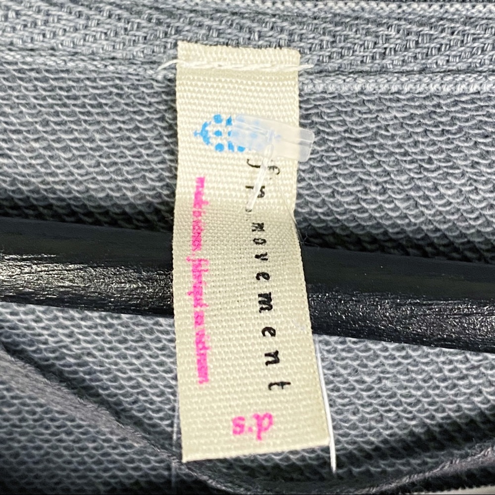 FREE PEOPLE Movement Metti Slate Gray Sweatshirt - Picture 8 of 9